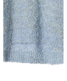 YECCA VECCA レースアップリボンヤーンニット