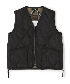 UNFILO 【120-150cm】TAION ミリタリーZIP Vネックダウンベスト(UNISEX)