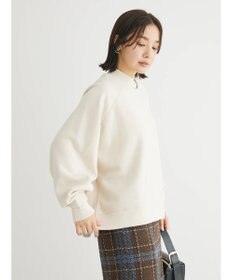 Green Parks 裏起毛ニットリブドッキングプルオーバー