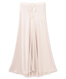 GRACE CONTINENTAL サテンバイアスロングスカート