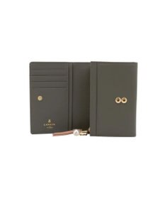 LANVIN en Bleu イエナ 2つ折り中Lファスナー財布