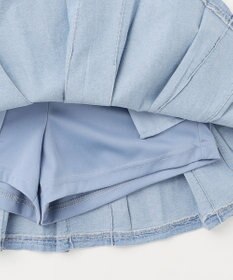 ANY KIDS 【洗濯機可能】プリーツ ミニスカパン