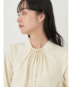 earth music&ecology パールタックブラウス