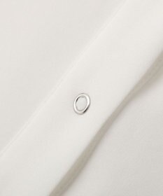 YECCA VECCA 2wayリブMIXジョーゼットブラウス