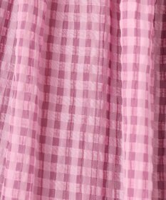 組曲 KIDS 【110-140㎝】ギンガムサッカー ワンピース