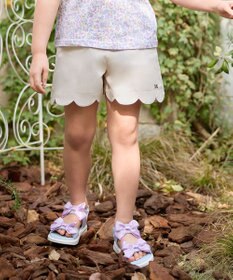 ANY KIDS 裾スカラップ ショートパンツ