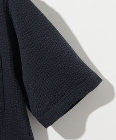 JOSEPH ABBOUD クールビズ【オリジナルオーガニックコットン使用・日本素材】JOEコットンサッカー ポロシャツ