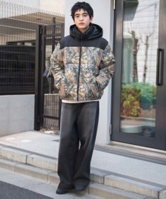 WEGO 【25年秋冬新作/ユニセックス着用ITEM/SMLサイズ展開】2WAYパファーブルゾン