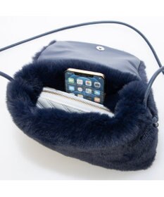 UNBILLION カシュカシュ cachecache / エコファーシンプルフラップショルダー