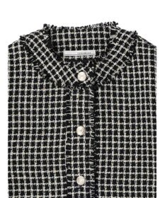 Green Parks ・ＥＬＥＮＣＡＲＥ　ＤＵＥ　ツィードノーカラージャケット