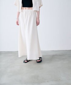 uncrave ドライタッチトロ フレアスカート