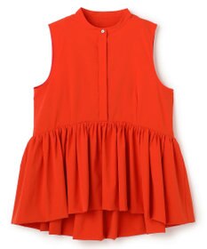 uncrave クールタッチカラータイプライター ペプラムブラウス