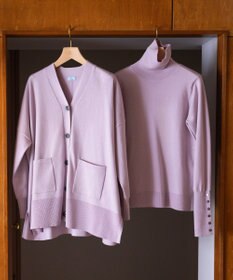 組曲 ルーズフィットタートル ニット