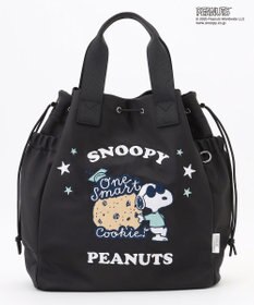 Y'SACCS SNOOPYデザイン 2way巾着トート(クッキー）