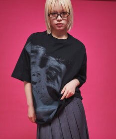 WEGO 【ユニセックス着用ITEM】ラインストーングラフィックT（SS）