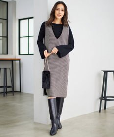 自由区 S 【セットアップ対応・洗える】レーヨンストレッチフレアスリーブ ニット