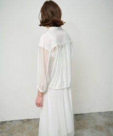 GRACE CONTINENTAL シアードレープブルゾン