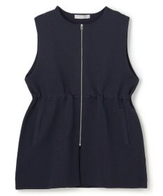 UNFILO 【セレモニー】BEAUTY FORM KNIT ZIPジレ