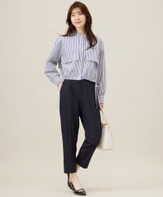 ANY SIS L 【UVカット・接触冷感・速乾】クロップトヨークハオリ シャツ