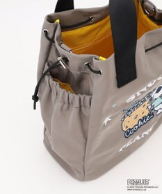 Y'SACCS SNOOPYデザイン 2way巾着トート(クッキー）