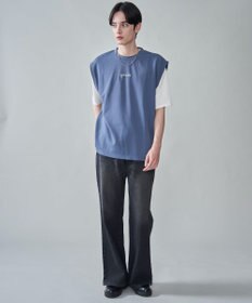 WEGO 【２点セット/ベスト×Tシャツ】アンサンブルベスト（SS）