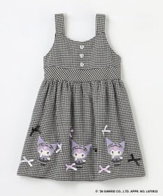 ANY KIDS 【サンリオキャラクターズ×ANY KIDS】夢リボン 千鳥柄 ジャンパースカート