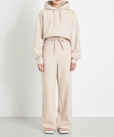 NAVE 【Nave  洗える】裏毛 クロップドパーカー