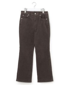 23区 【SLOW】ストレッチ コーデュロイ ストレート フレア パンツ