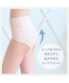 BRADELIS New York 【カヤビューティーラボ】レーシーハイウエストショーツ25 深め ハイウエスト お腹すっきり 補正 補整下着