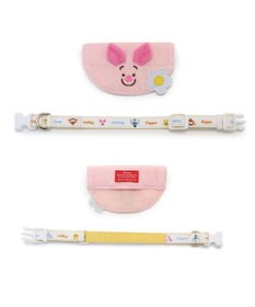 PET PARADISE ディズニー くまのプーさん 《ピグレット にこにこ》 首輪 ３Ｓ  小型犬