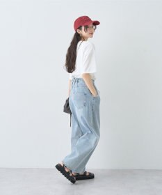 earth music&ecology 【接触冷感】アソートプリントレギュラースリットＴｅｅ