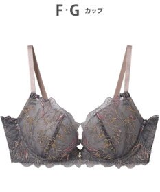 AMPHI ブラジャー グラマラス&リッチな谷間をメイク Gカップまで対応 【Glama-Rich グラマリッチ 脇スッキリ・ライトタイプ】 大きいサイズ ブラ BYJ685 アンフィ／ワコール