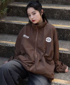 WEGO 【ユニセックス着用ITEM/リバーシブル/2WAY】リバーシブルフリースブルゾン