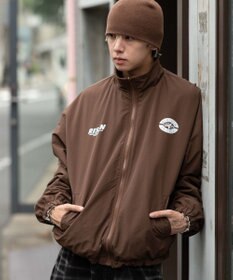 WEGO 【ユニセックス着用ITEM/リバーシブル/2WAY】リバーシブルフリースブルゾン