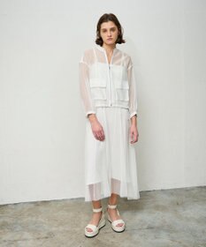 GRACE CONTINENTAL シアードレープブルゾン