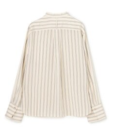 BEIGE， BOWEN / メタル釦ストライプシャツ