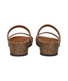 INTER-CHAUSSURES 【ITALIAN SHOEMAKERS】ラインストーンダブルストラップサンダル