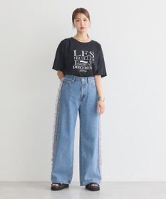 earth music&ecology 【接触冷感】アソートプリントレギュラースリットＴｅｅ