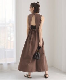 WEGO 【ANGIE VINTAGE】バックオープンノースリーブワンピース