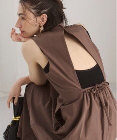 WEGO 【ANGIE VINTAGE】バックオープンノースリーブワンピース