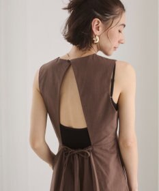 WEGO 【ANGIE VINTAGE】バックオープンノースリーブワンピース