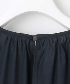 自由区 【カタログ掲載】シアーソフトシャンブレークロップド丈 ブラウス