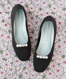 TOCCA 【軽量・撥水・お洗濯可・選べるシュークリップ】steppi×TOCCA BALLET PUMPS パンプス