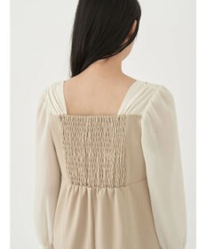 earth music&ecology ショルダードッキングワンピース