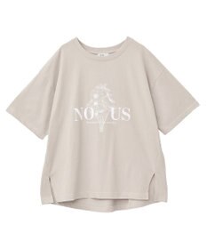 earth music&ecology 【接触冷感】アソートプリントレギュラースリットＴｅｅ