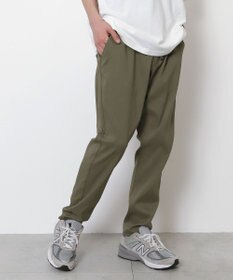 WEGO 【接触冷感/吸水速乾/ストレッチ/ウエスト紐/らくらくのびる/MLサイズ展開】カルゼレギンスアンクルパンツ