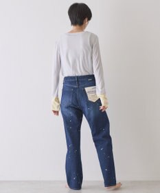 AMERICAN HOLIC ルーズストレートペイントデニム