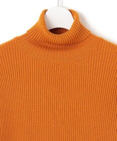 J.PRESS YORK STREET 【WOMEN】ANTI PILLING WOOL リブタートルニット