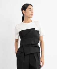 23区 【エステータ】スーピマコットン プレミアムジャージー 半袖Tシャツ