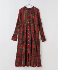crêprie tsumori chisato creperie LONG SLEEVES ONE PIECE -TARTAN CHECK クレプリ タータンチェック長袖ワンピース